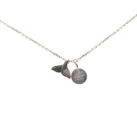 Gucci Whale Tail Pendant Necklace in SV925 Silver for Women