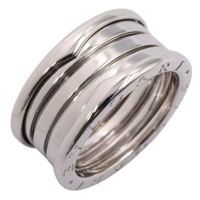 BVLGARI B-zero1 4-Band Ring in 18K White Gold for Men and Women, Silver, 346594