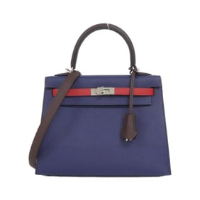 Hermes Hermès Kelly Tricolore Verso 25cm Handbag