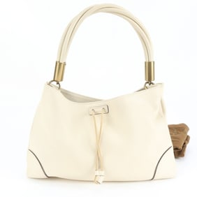 Gucci White 109147 Leather Shoulder Bag for Women
