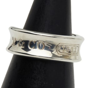 Tiffany & Co. 1837 Narrow Ring, 925 Sterling Silver, Women's