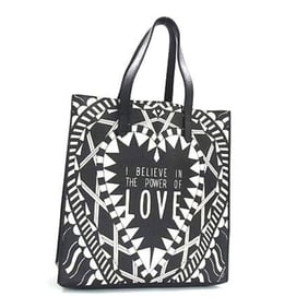GIVENCHY Power of Love tote bag in black and white, heart pattern for men women