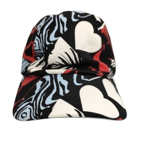 HERMES Hermès Serie Cap Multicolor Cotton Polyurethane Men's Women's