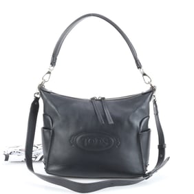 Tod's Happy Moment Hobo Leather 2-Way Shoulder Bag/Handbag for Women