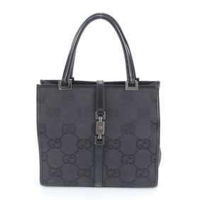 Gucci Jackie GG Canvas 002-1065 Leather Handbag for Women