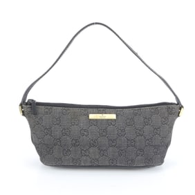 Gucci GG Canvas Leather Shoulder Bag Accessory Pouch One-Shoulder 07198 Women's