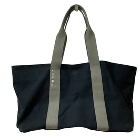 PRADA SPORT Prada Sport Canvas Tote Bag 4VA368 Black Women's