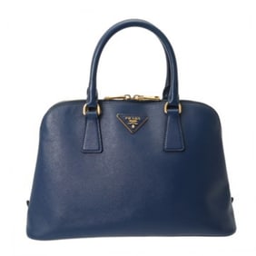 PRADA Prada 2-Way Bag, Blue, BL0836, Women's, Saffiano, B-Rank, Pre-Owned, Ginzo