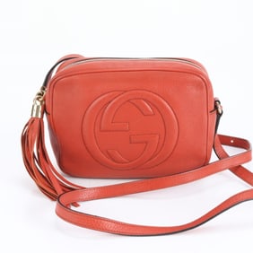 Gucci Soho Small Disco 308364 Leather Shoulder Bag for Women