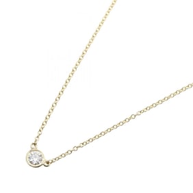 Tiffany & Co. By the Yard Necklace, 18K Yellow Gold with Diamonds, Women's, and Clear