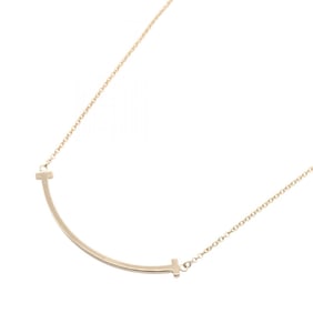 Tiffany & Co. T Smile Small Necklace in 18K Pink Gold for Women, 60011679