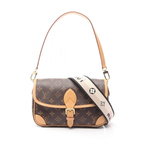 Louis Vuitton Diane NM PM Monogram Shoulder Bag in Coated Canvas and Leather, Brown, M45985