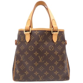 LOUIS VUITTON Monogram Batignolles M51156 Handbag Brown Women's 352948