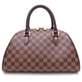 LOUIS VUITTON Damier Rivera MM N41434 Ebene Handbag for Women, 352955