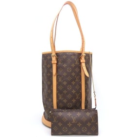 LOUIS VUITTON Monogram Bucket GM M42236 Tote Bag, Brown, Women's, 352953