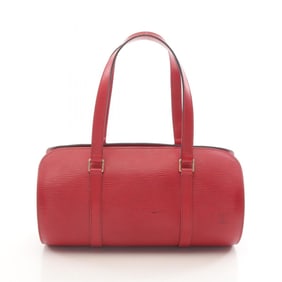 Louis Vuitton Soufflot Handbag, Epi Leather, Women's, Red, M52227