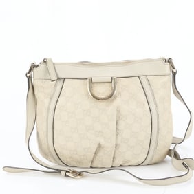 Gucci Guccissima Abby 203257 Leather Shoulder/Crossbody Bag with Gold Hardware for Women