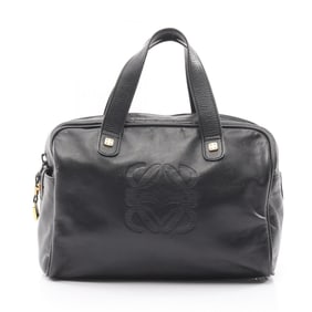 LOEWE Anagram Tote Bag, Leather, Women's, Black