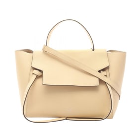 Celine BELT BAG MINI, a mini handbag in leather, beige, for women, model 176103