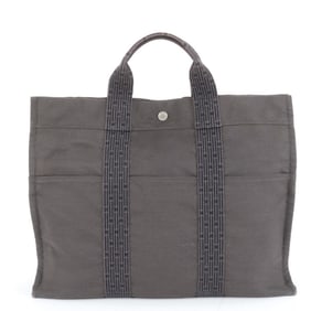 Hermes Hermès Air Line MM Tote Bag Shoulder Gray Men's