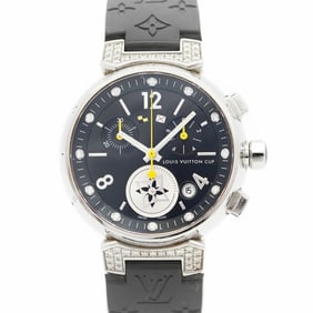 Louis Vuitton Tambour Q132K Black Dial Women's Watch