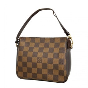 Louis Vuitton Damier Truth Makeup Bag/Pouch N51982 Ebene Women's