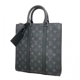 Louis Vuitton Monogram Eclipse Sac Plaque Handbag M46456 Black Men's