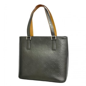 Louis Vuitton Monogram Matte Stockton Tote Bag M55112 Noir Women's