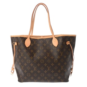 LOUIS VUITTON Louis Vuitton Monogram Neverfull MM (old model) Brown M40156 Women's Canvas Tote Bag,