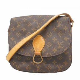 Louis Vuitton Monogram Saint-Cloud GM Shoulder Bag M51242 Brown Women's