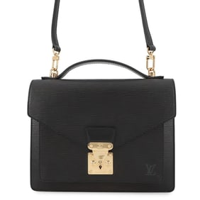 Louis Vuitton Epi Monceau handbag M52122 LOUIS VUITTON 2-way shoulder bag in black