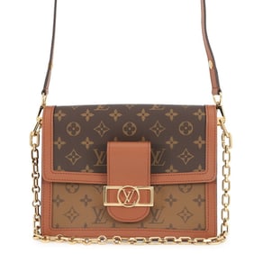 Louis Vuitton Monogram Reverse Dauphine MM Shoulder Bag M45958 LOUIS VUITTON 2-way Black