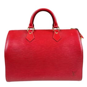 Pre-owned Louis Vuitton Speedy 30 Epi Leather Handbag, M43007, Red, Women's, LOUIS VUITTON
