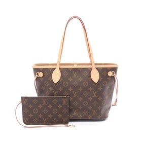 Louis Vuitton Neverfull PM Monogram Tote Bag, Coated Canvas and Leather, Brown, M46979, Women's