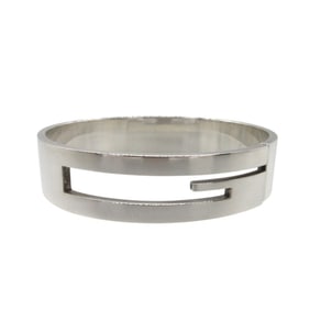 Excellent condition Gucci G logo cutout bangle in 925 silver (0527GUCCI)