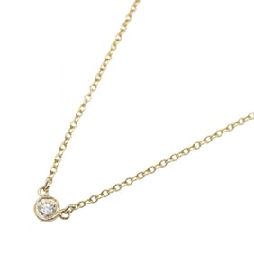 Tiffany & Co. By the Yard Necklace, 18K Yellow Gold with Diamonds, Women's, and Clear