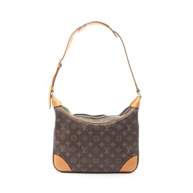 Louis Vuitton Boulogne PM Shoulder Bag, Coated Canvas and Leather, Monogram, Women's, Brown, M51265