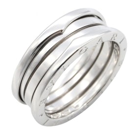 BVLGARI B-zero1 3-Band Ring in 18K White Gold for Men and Women, Silver