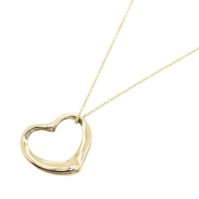 Tiffany & Co. Open Heart Necklace, Medium, 18K Yellow Gold, Women's
