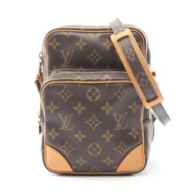 Louis Vuitton Amazon Shoulder Bag, Coated Canvas and Leather, Monogram, Women's, Brown, M45236