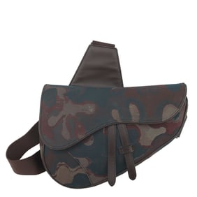 Christian Dior Saddle Camouflage Canvas Body Bag, Men's Sale Item