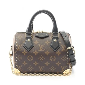 Louis Vuitton Speedy Trunk 20 Monogram Reverse Handbag, Coated Canvas and Leather, Women's, Brown