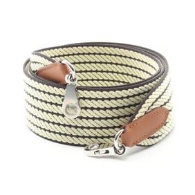 Hermes Hermès Bandouliere Sangle Caval Shoulder Strap Accessory, Canvas and Leather, Swift Women's,