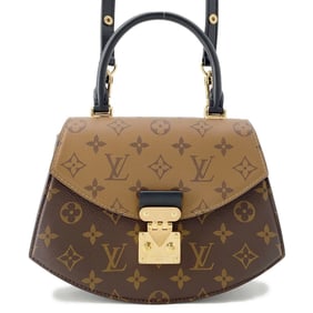 Louis Vuitton Monogram Reverse Tilsitt Handbag M46548, 3-way Shoulder Bag, Black
