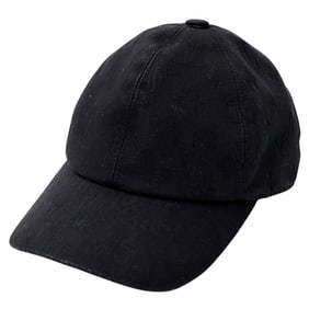 Louis Vuitton Monogram Essential Cap, Black, Cotton and Polyester, M76584, Size 58, for Men Women