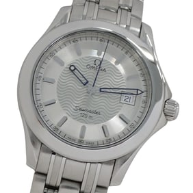 OMEGA Seamaster 2511.31 Men's Watch, 120m, Date, Quartz Movement, Stainless Steel, Silver, Polished