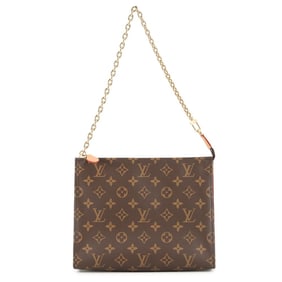 Louis Vuitton Monogram Toiletry Pouch on Chain Shoulder Bag M81412, 2-Way Clutch