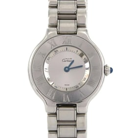 Cartier Must 21SM W10109T2 Stainless Steel Quartz Watch