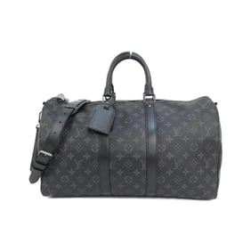 Louis Vuitton Monogram Eclipse Keepall Bandouliere 45cm M40569 Boston Bag