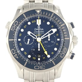 Omega Seamaster Diver 300M GMT Chronograph 212.30.44.52.03.001 Stainless Steel Automatic Watch